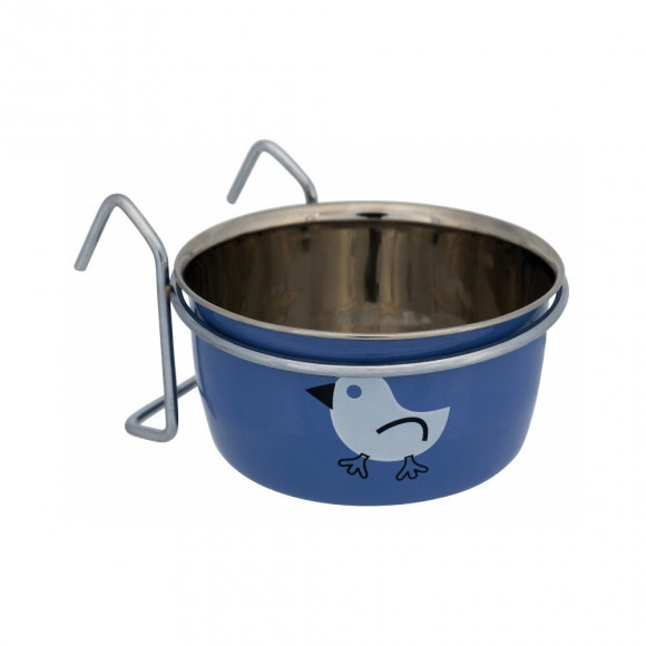 Mangeoire Acier Inoxydable Avec Support 350 Ml Ø10 Cm - Trixie - Tr-54921