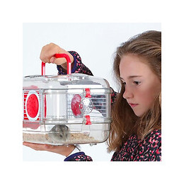 Cage Mini Rody3. Couleur Grenadine. Taille 33 X 21 X 18 Cm H. Pour Rongeur - Zolux - Zo-206011