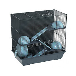 Cage Indoor 2. Triplex 50 Ciel Pour Hamster. 51 X 28 X Hauteur 48 Cm. - Zolux - Zo-205108