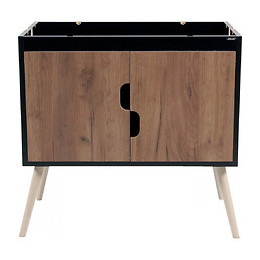 Meuble Pour Les Cages  Nevo Et Neo , Longueur 78 Cm. Couleur Noir. Pour Rongeurs. - Zolux - Zo-275014