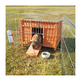 Habitat Pour Petits Animaux, Pour Lapins . 60 X 47 X 50 Cm - Trixie - Tr-62392