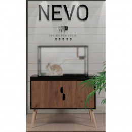 Meuble Pour Les Cages  Nevo Et Neo, Longueur 98 Cm. Couleur Noir. Pour Rongeurs. - Zolux - Zo-275012