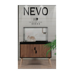Meuble Pour Les Cages  Nevo Et Neo, Longueur 98 Cm. Couleur Noir. Pour Rongeurs. - Zolux - Zo-275012