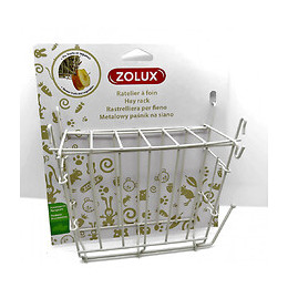 Râtelier À Foin En Métal Beige.  20x 6 X 18 Cm. Pour Rongeur. - Zolux - Zo-206870