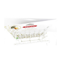 Râtelier À Foin En Métal Beige.  20x 6 X 18 Cm. Pour Rongeur. - Zolux - Zo-206870