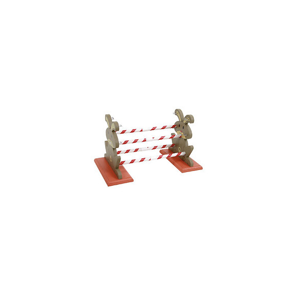 Obstacle Agility Kaninhop, Pour Rongeurs Et Lapins, Taille: 62 Cm Par 33 Cm Et 34 Cm - Kerbl - Ke-82855