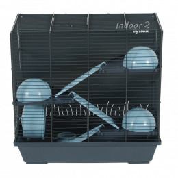 Cage Indoor 2. Triplex 50 Ciel Pour Hamster. 51 X 28 X Hauteur 48 Cm. - Zolux - Zo-205108