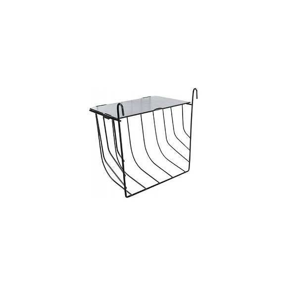 Râtelier À Foin À Suspendre Avec Couvercle, Taille 20 X 18 X 12cm. Pour Rongeurs. - Trixie - Tr-60891