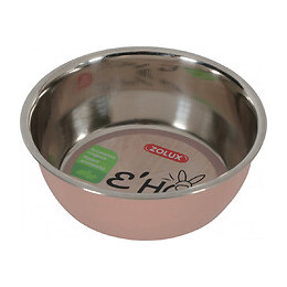 Bol En Inox Ehop . 200 Ml . Rose . Pour Rongeur. - Zolux - Zo-205146