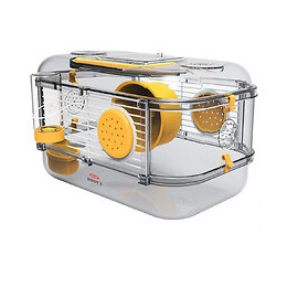 Cage Mini Rody3. Couleur Banane. Taille 33 X 21 X 18 Cm H. Pour Rongeur - Zolux - Zo-206012