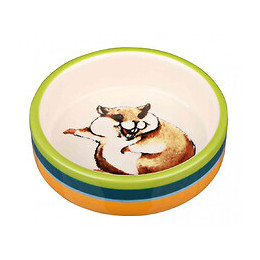 Gamelle En Céramique. 80 Ml Ø 8 Cm. Pour Rongeur. - Trixie - Tr-60801