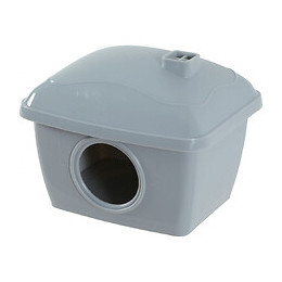 Maison Pour Hamster. 14 X 11 X Hauteur 10 Cm. Couleur Grise. - Zolux - Zo-206513