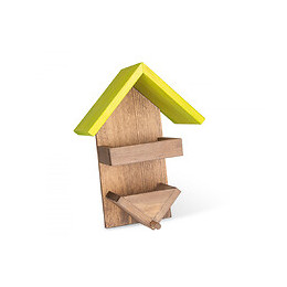 Support Pot De Graisse Et Graine Pour Oiseaux, Taille:  24 X 15 X 26 Cm. - Vadigran - Va-15650