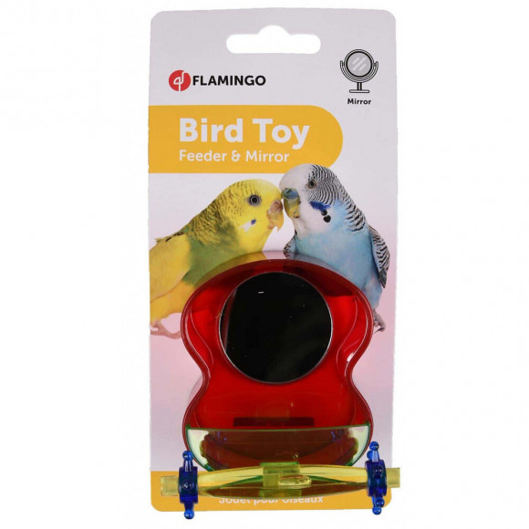 Mangeoire Jouet Avec Miroir Pour Perruches .couleur Aléatoire. - Flamingo Pet Products - Fl-110105