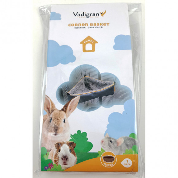 Panier D' Angle Humpy. 35 X 25 X 25 Cm. Pour Rongeur. - Vadigran - Va-14614