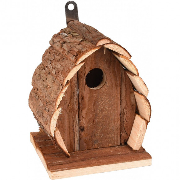 Nichoir Pour Oiseaux Guido. 13 X 13 X 17 Cm. En Bois Naturel. - Flamingo Pet Products - Fl-110298