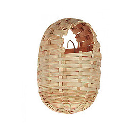 Nid Exotique Bambou Pour Oiseau. Taille 10 X 12 Cm. - Flamingo Pet Products - Fl-100019
