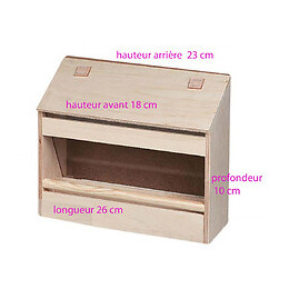 Mangeoire En Bois Volière Pour Oiseaux 26 Cm - Flamingo Pet Products - Fl-100102