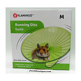 Plateau De Course Susie Ø 20.8 Cm M .vert Pour Rongeur - Flamingo Pet Products - Fl-210194
