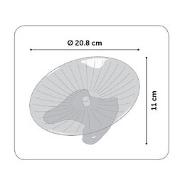 Plateau De Course Susie Ø 20.8 Cm M .vert Pour Rongeur - Flamingo Pet Products - Fl-210194