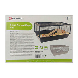 Cage Elsa S.    77 X 47 X 36.5 Cm. Pour Rongeur  Cochons D'inde Et Les Lapins Nains. - Flamingo Pet Products - Fl-210288
