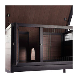 Clapier Ramos Matière Synthétique Brun. Pour Lapins. - Flamingo Pet Products - Fl-210320