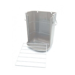 Râtelier A Foin Et Écuelle  Pour Rongeur 15 X 18 X 12 Cm Pour Lapin - Flamingo Pet Products - Fl-210140