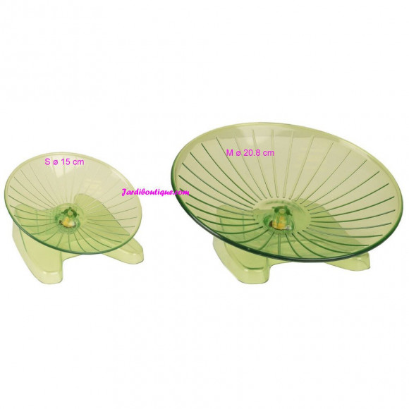 Plateau De Course Susie Ø 20.8 Cm M .vert Pour Rongeur - Flamingo Pet Products - Fl-210194