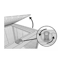 Cage Elsa M.    77 X 47 X 60 Cm. Pour Rongeur - Flamingo Pet Products - Fl-210289