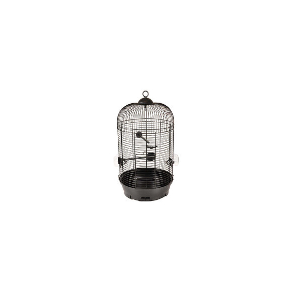 1 Cage Perruche Sanna Ii. Noir Ø 34 X 67 Cm. - Flamingo Pet Products - Fl-110114