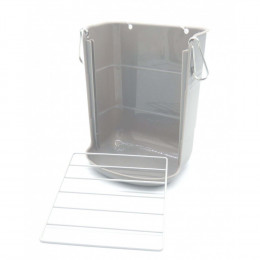 Râtelier A Foin Et Écuelle  Pour Rongeur 15 X 18 X 12 Cm Pour Lapin - Flamingo Pet Products - Fl-210140