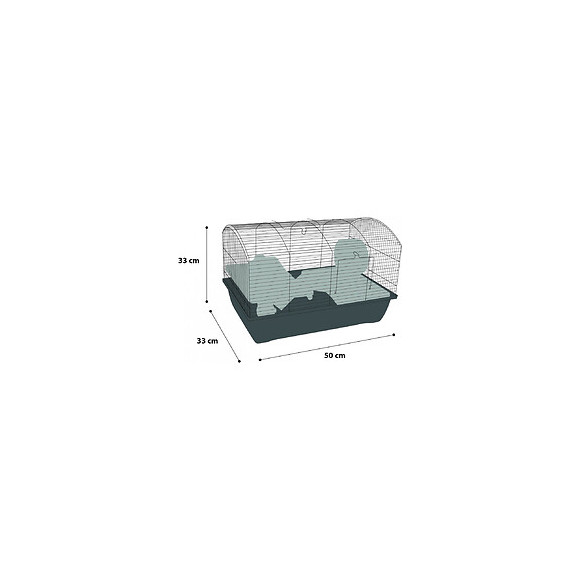 Cage Vico . 50 X 33 X 39 Cm. Modele 2  Pour Hamster. - Flamingo Pet Products - Fl-210129
