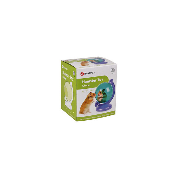 Globe Terrestre Vert Et Violet. Jeux Pour Petit Hamsters . - Flamingo Pet Products - Fl-210116