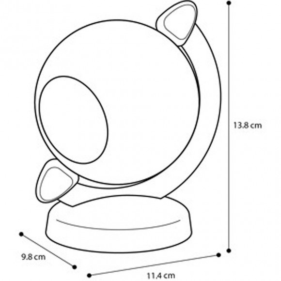 Globe Terrestre Vert Et Violet. Jeux Pour Petit Hamsters . - Flamingo Pet Products - Fl-210116