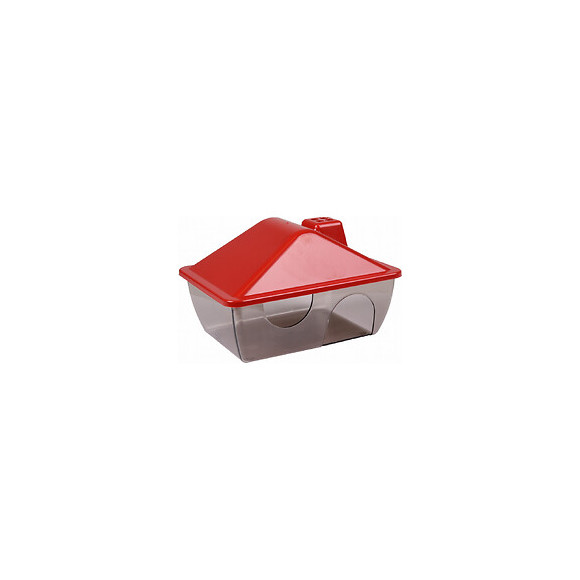 Maisonnette Pour Hamsters, Rouge. 15 X 11 X 9,5 Cm. - Flamingo Pet Products - Fl-210155