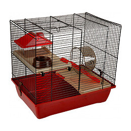 Cage Enzo . 41.5 X 28.5 X 38 Cm. Model 2. Pour Hamster. - Flamingo Pet Products - Fl-210122