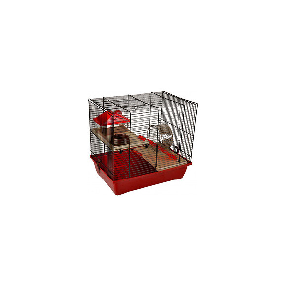 Cage Enzo . 41.5 X 28.5 X 38 Cm. Model 2. Pour Hamster. - Flamingo Pet Products - Fl-210122