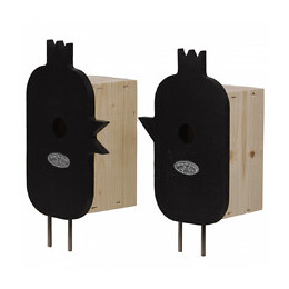 Nichoir Roitelet Assortiment 2 Pieces. Pour Oiseaux Roitelet. - Esschert Design - Ed-nk71-2