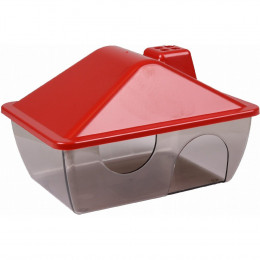 Maisonnette Pour Hamsters, Rouge. 15 X 11 X 9,5 Cm. - Flamingo Pet Products - Fl-210155