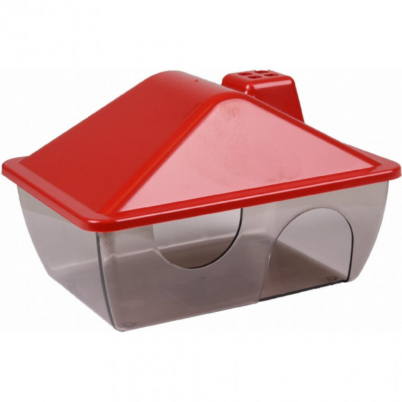 Maisonnette Pour Hamsters, Rouge. 15 X 11 X 9,5 Cm. - Flamingo Pet Products - Fl-210155