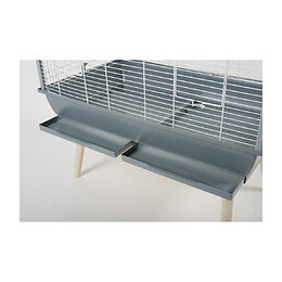 Cage À Oiseaux Neo Jili.  Couleur Noir.  78 X 48 X Hauteur 80 Cm. - Zolux - Zo-104137noi