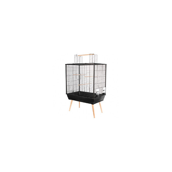 Cage À Oiseaux Neo Jili.  Couleur Noir.  78 X 48 X Hauteur 80 Cm. - Zolux - Zo-104137noi