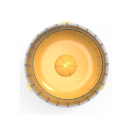 1 Roue D'exercice Silencieuse Pour Cage Rody3 . Couleur Banane. Taille Ø 14 Cm X 5 Cm . Pour Rongeur. - Zolux - Zo-206036