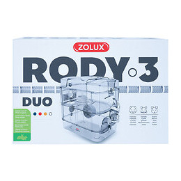 Cage Duo Rody3. Couleur Blanche. Taille 41 X 27 X 40.5 Cm H. Pour Rongeur - Zolux - Zo-206018