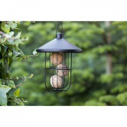 Trixie Mangeoire Boule De Graisse - O 19 X 24 Cm - Noir - Pour Oiseau