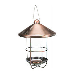 Mangeoire Extérieure Cuivré. 500ml / Ø 19 Cm. Oiseaux. - Trixie - Tr-55653