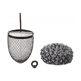 Trixie Distributeur De Nourriture Gland - 700 Ml Et 14 X 22 Cm - Brun Et Blanc - Pour Oiseau