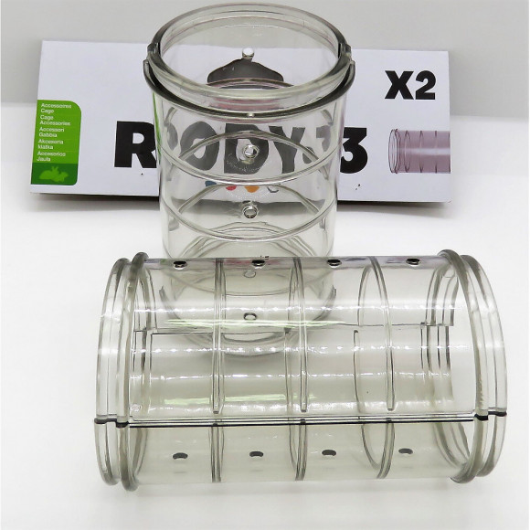 Zolux Tube Droit Pour Cage Rongeur Rody3 - Roylounge - 2 Pieces