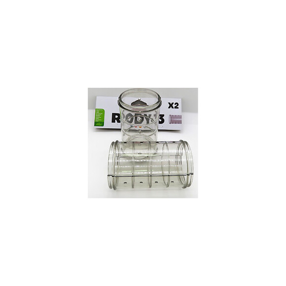 Zolux Tube Droit Pour Cage Rongeur Rody3 - Roylounge - 2 Pieces