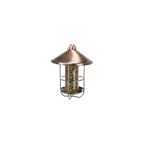 Mangeoire Extérieure Cuivré. 500ml / Ø 19 Cm. Oiseaux. - Trixie - Tr-55653